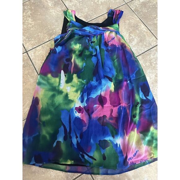 Lane Bryant 16 Printed Mini Shift Dress - Picture 1 of 5